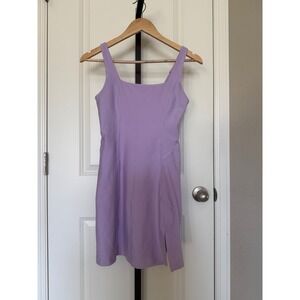 Abercrombie YPB sculptLUX Mini Dress Lilac Womens Small Activewear